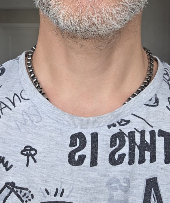 Цепочка на шею (медицинская сталь)