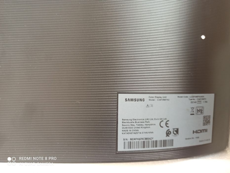 Monitor Samsung 24" Zakrzywiony