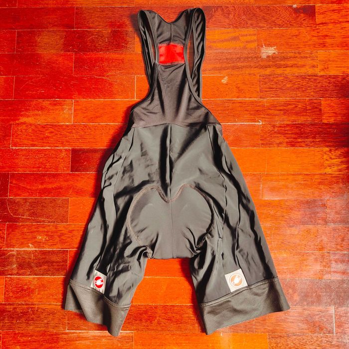 Calções Bib shorts Castelli ciclismo bicicleta L