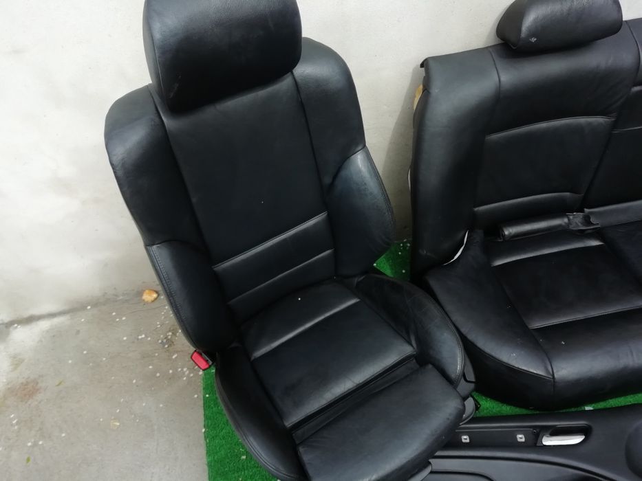 Bancos Bmw pack m pele preta para E46 Versão sedan impecáveis