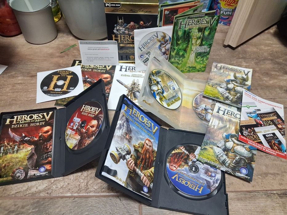 Heroes 5 złota kolekcja PL komplet gry pc gra komputerowa