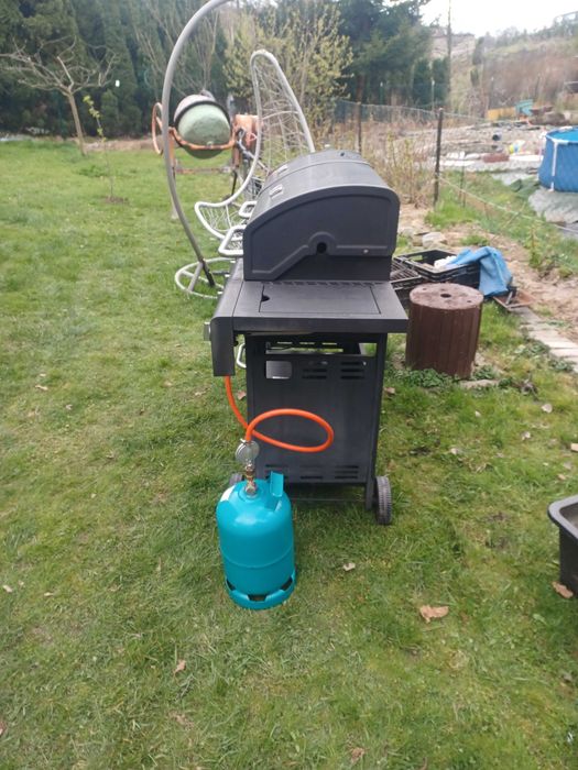 Grilla wegiel drewno plus gaz