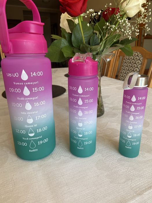 Zestaw bidonów motywacyjnych