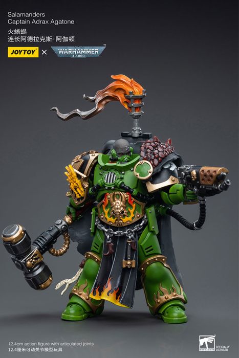 Фігурка warhammer40k JoyToy Salamanders Captain Adrax Agatone 1/18