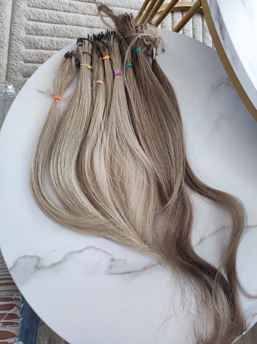 Włosy naturalne słowiańskie blond