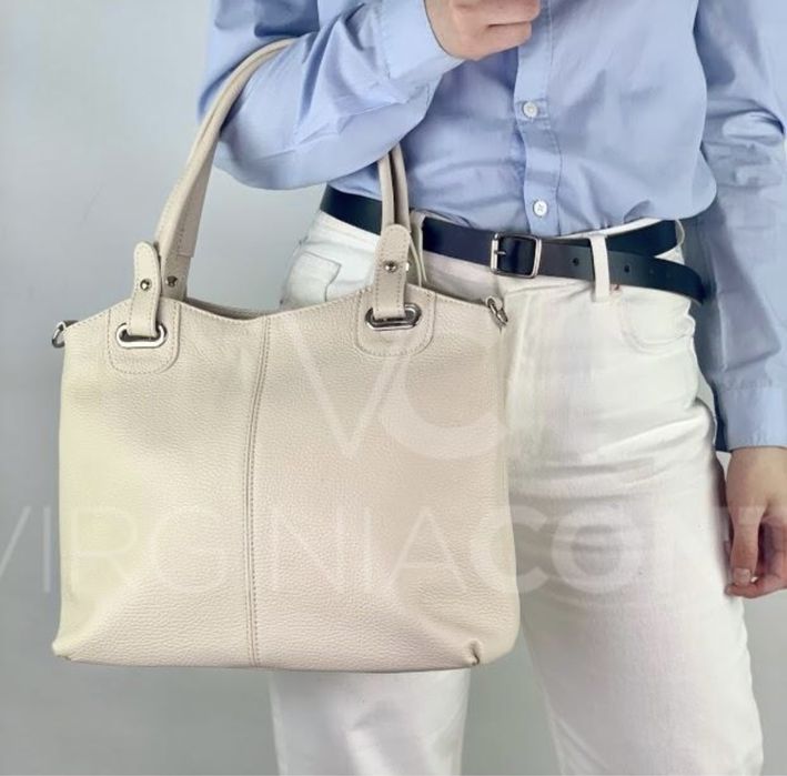 Virginia Conti Сумка из кожи Кожаная сумка Италия