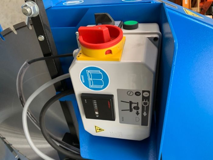 Piła przecinarka stolikowa Tyrolit TME 1000/900 7,5kW jak LISSMAC 38/66cm do cięcia Silki Pustaka kamienia bloczków porothermu