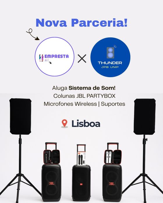 Aluguer & Venda JBL PARTYBOX Colunas / Microfones Wireless / Suportes64740590248322121