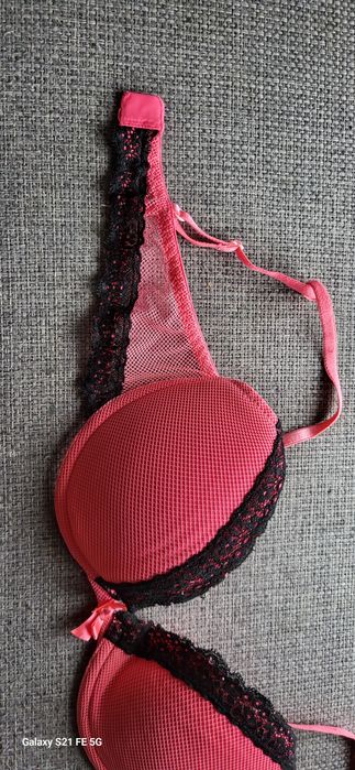 Biustonosz stanik 75 b różowy