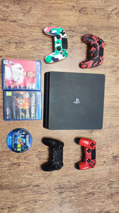 PS4 slim 4x Pad Minecraft FIFA Lego Batman