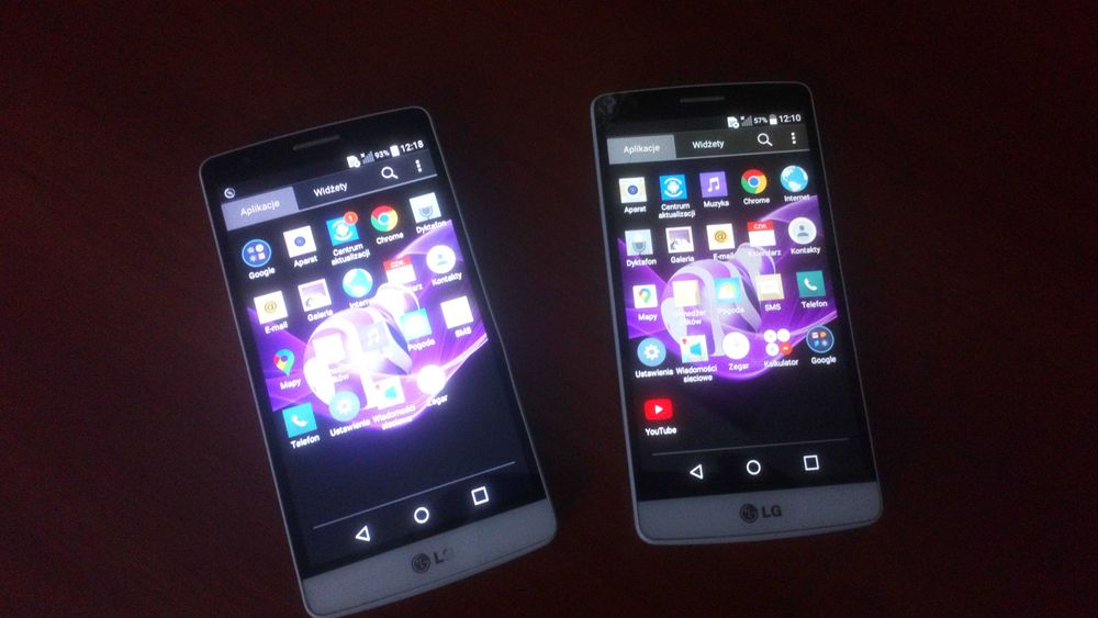 LG G3s dwie sztuki, białe, używane