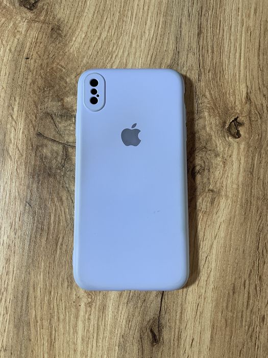 Чехол Silicone Case iPhone Xs max FullCamera закрытый низ камера айфон