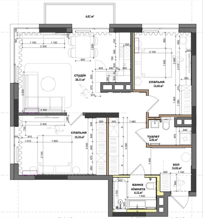 Без % 2к ЖК Французький Квартал 2 Джона Маккейна 1Б Печерський видова