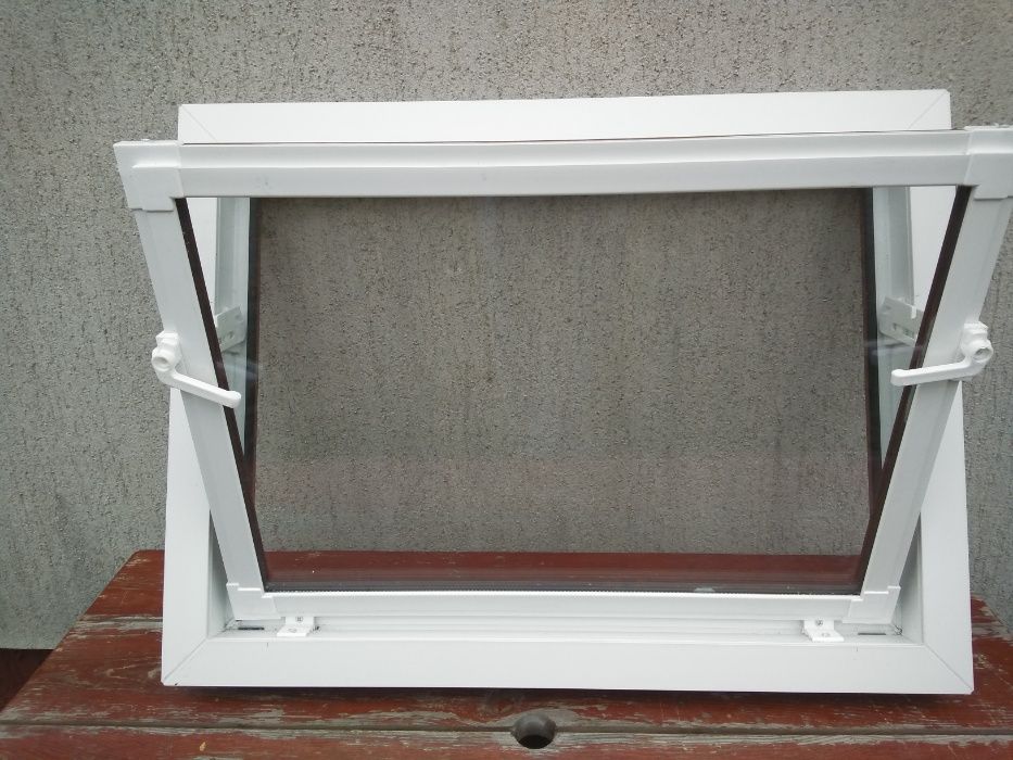 Okno Gospodarcze 80x80 Antracyt okna Inwentarskie Producent WYSYŁKA