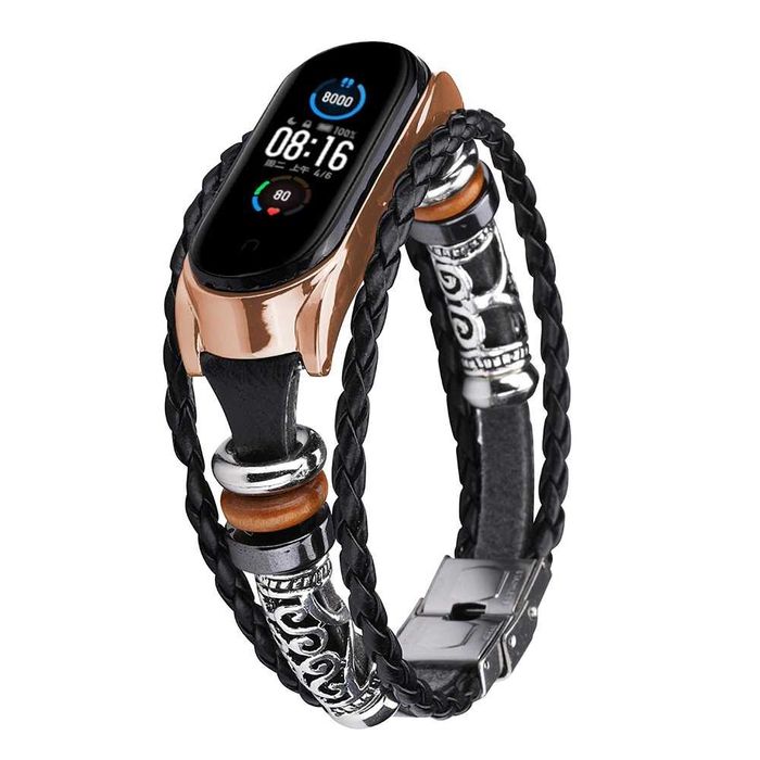 Ремінець вінтажний для фітнес-браслета Xiaomi Mi Band 3,4,5,6,7,8,9,10