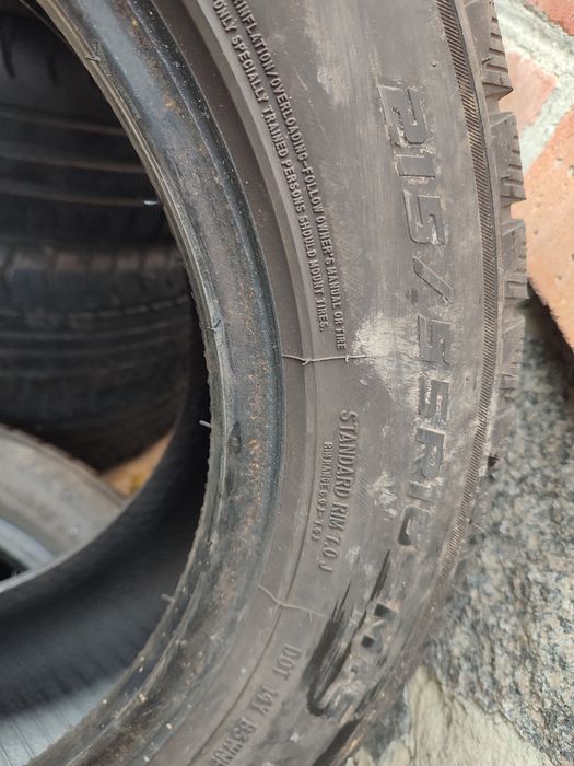 Шини Ханкок та Аустон 215/55/16 , з Німеччини, гарні свіжі зимові пари