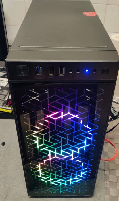 PC  Ryzen Gamer full RGB Machine Gráfica 6GB GDDR5 c/Garantia