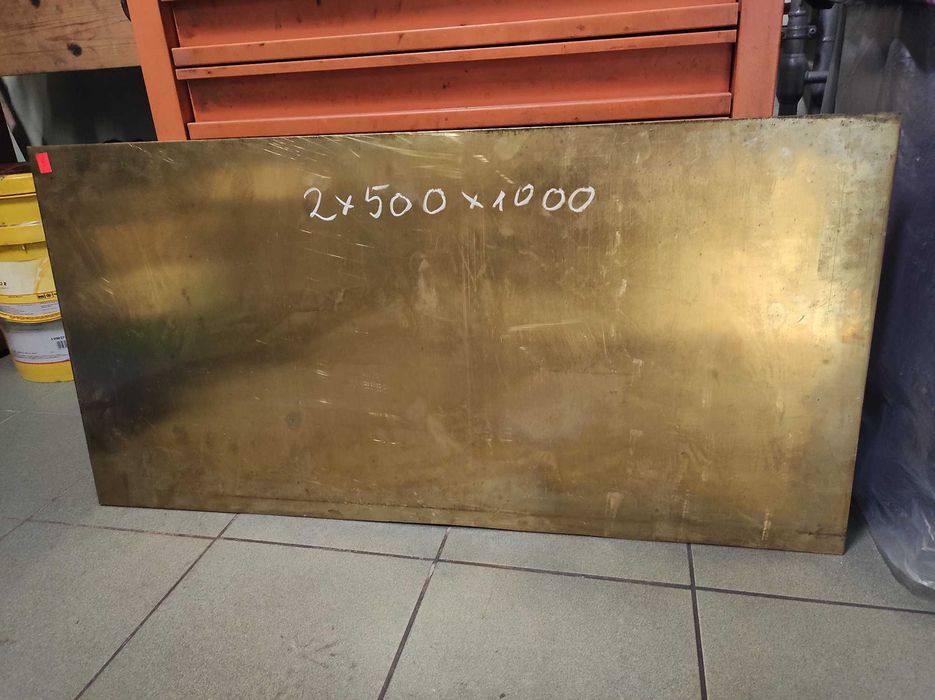 Blacha mosiężna różne formaty