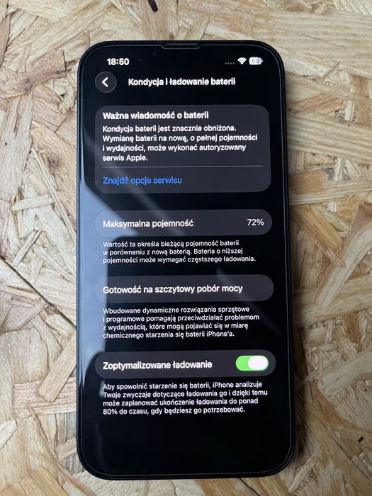 Iphone 13 128gb 72% baterii