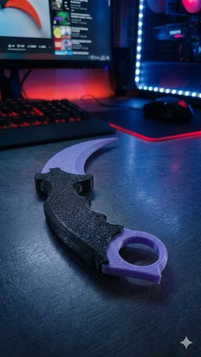 Karambit kolekcjonerski CS:2  druk 3D