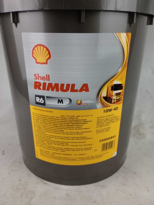 Shell Rimula R6M 10W40 20L syntetyk