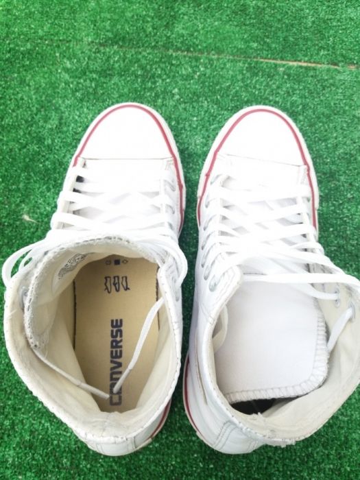 Converse skórzane białe r36