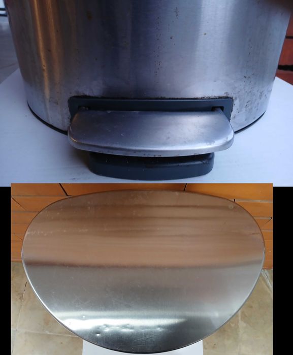 Contentor Brabantia Flatback 30L c/ pedal, inox mate anti-manchas(FPP)