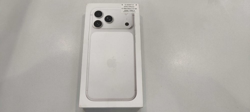 NOWY! Telefon Apple iPhone 17 PRO MAX 512 GB Plomby!