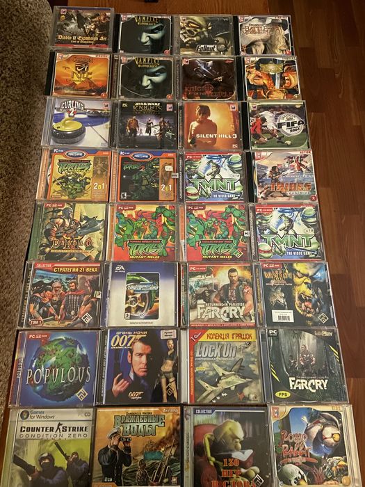 Диски с играми на ПК