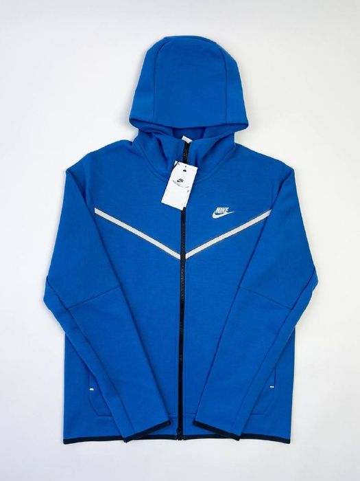 Оригінал! Зіп худі Nike Sportswear Tech Fleece Full-Zip Hoodie (синє) (M)