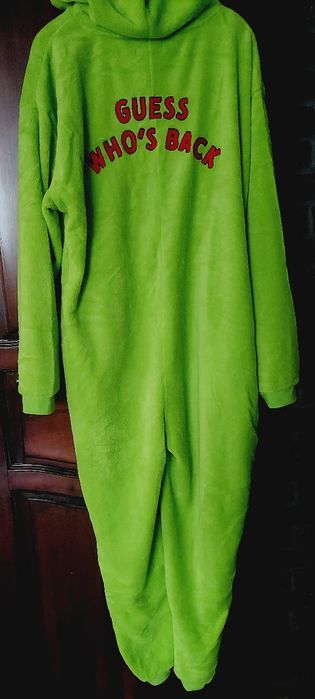 Przebranie kostium Grinch karnawał dres