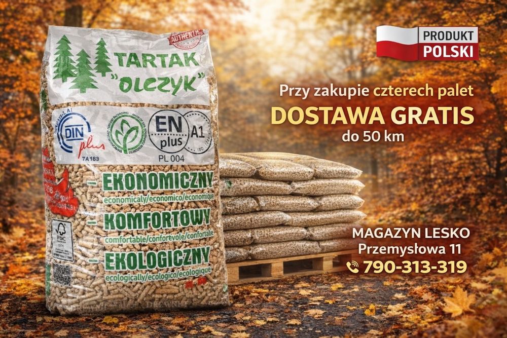 Węgiel groszek pellet brykiet Lesko