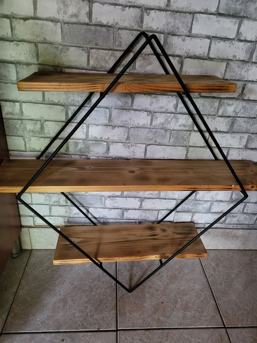 Półka na ścianę loft