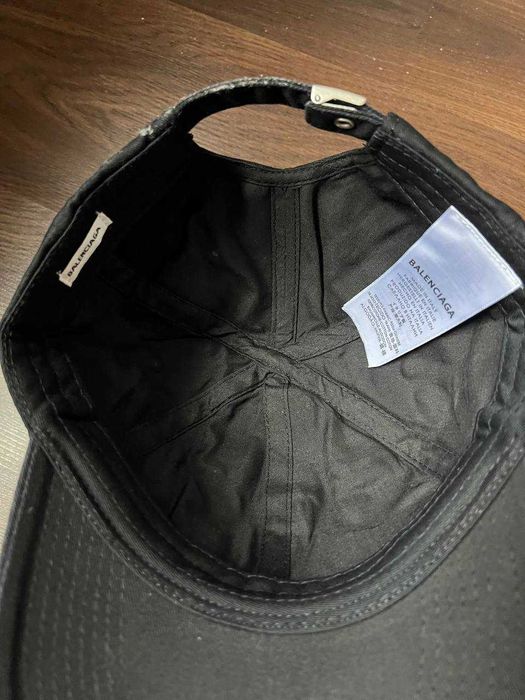 Balenciaga czapka z dzkiem czarna cap nowa uniseks