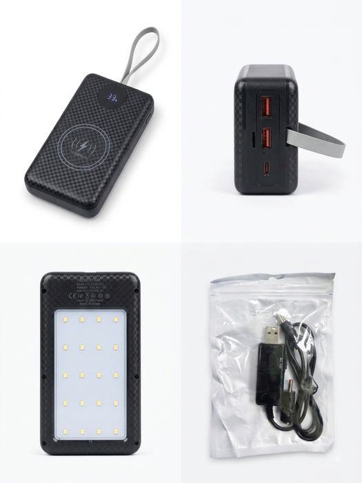 Павербанк/Powerbank/40.000mAh 22.5Вт, 5-9-12В