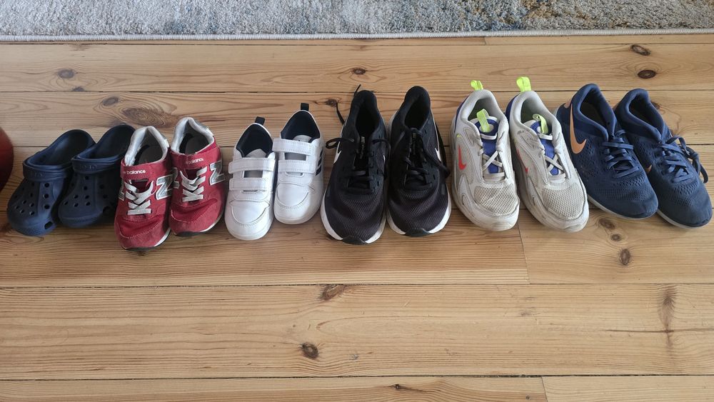 Buty sportowe dziecięce Nike, Adidas,  New Balance,  Crocs