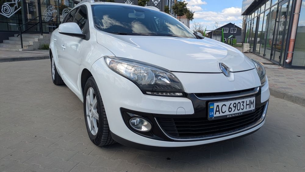 Автомобіль Renault Megane 3 1.5 dCi 2013 White 188тис км Безключовий доступ Рено Меган III