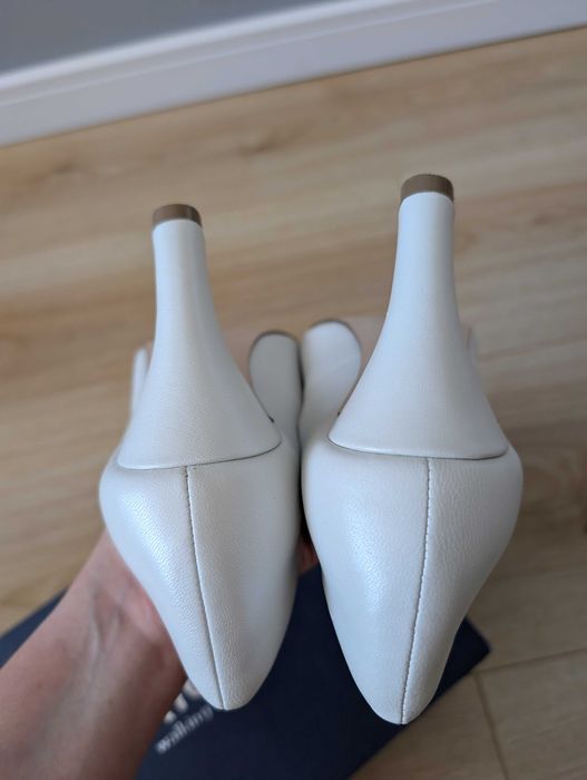 Buty ślubne skórzane