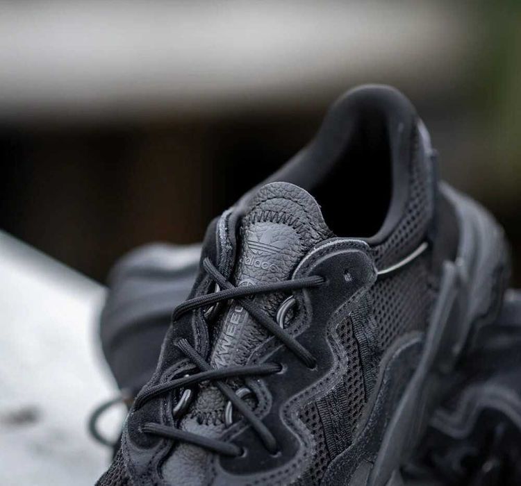 ‼️Останній 41/43/44 Розмір‼️Кроссовки Мужские Adidas Ozweego Triple Black/Чоловічі Кросівки Адідас Озвіго/Кроссовки адидас Озвиго