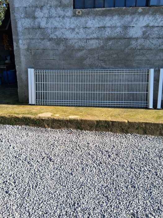 Rede de painel e pilares