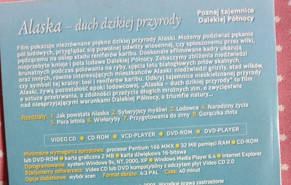 Alaska - duch dzikiej przyrody - film DVD