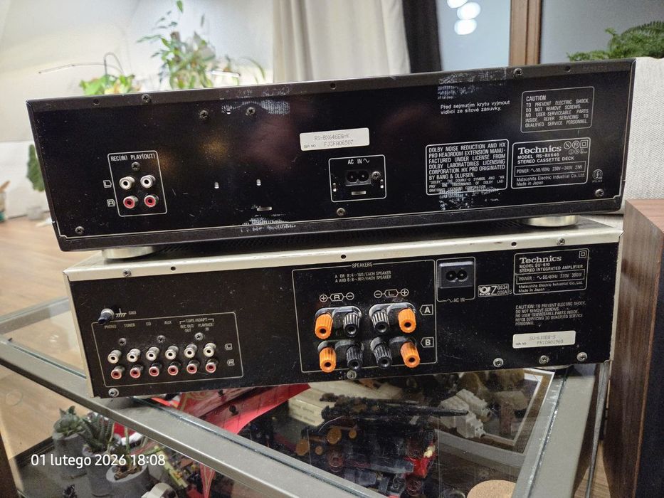 magnetofon klasyk Technics STEREO CASSETTE DECK RS-BX646