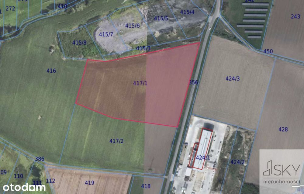 Teren produkcyjno-magazynowy | 2,6 ha | S8