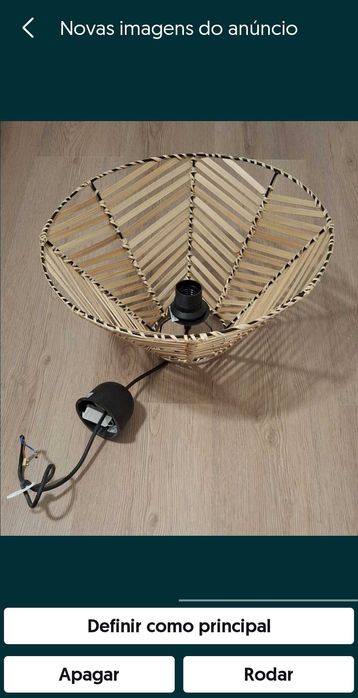 Candeeiro suspenso novo