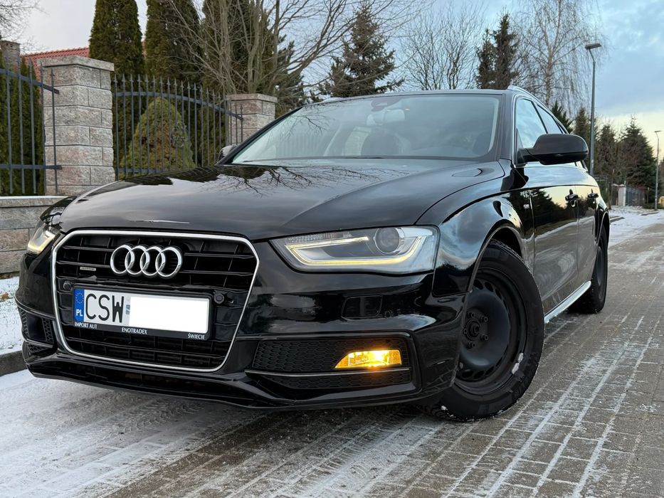 Audi A4 Avant 2014r. 2.0d 180km  quattro Aut 4x4 S-line Acc Blis Kamera   opłacony