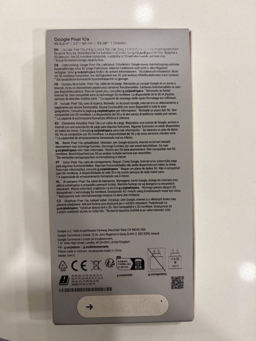 Google Pixel 10a