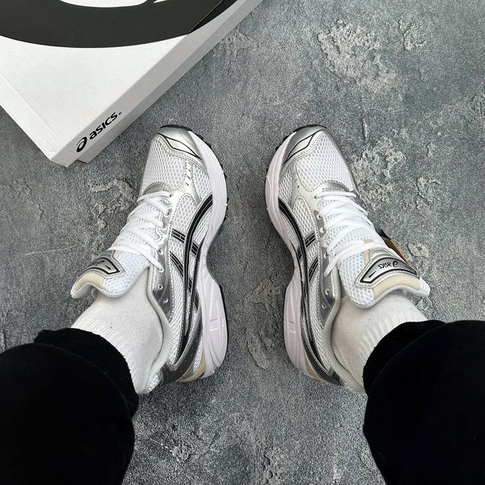 ASICS Gel-Kayano 14 white Midnight АСІКСИ