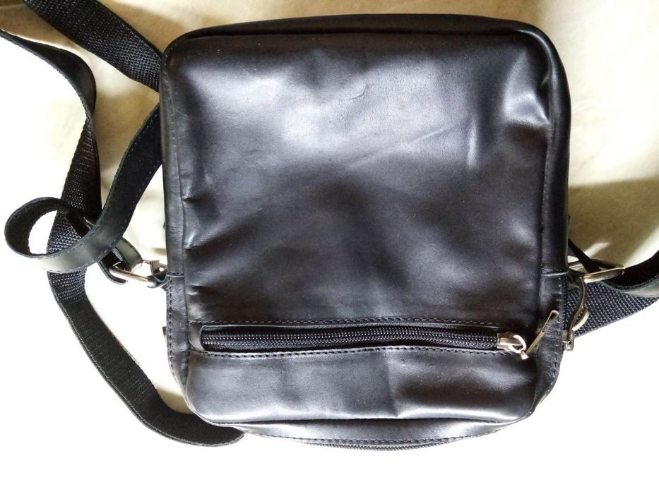 Нова чоловіча сумка, шкіряна 20*20*20