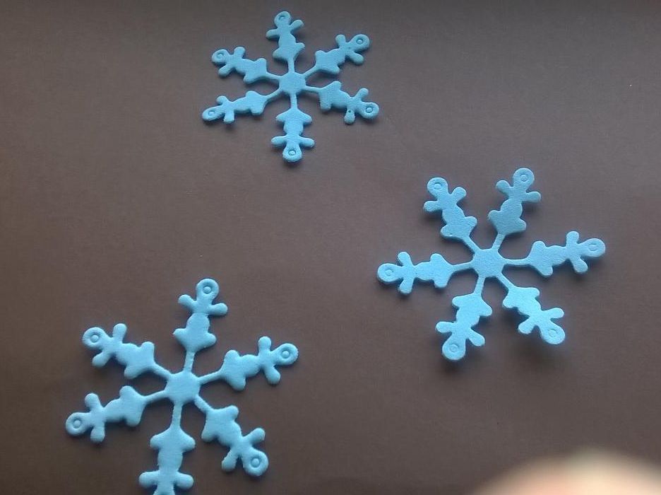 lote de flocos de neve
