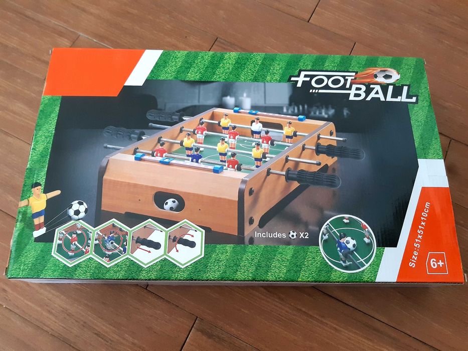 Piłkarzyki stołowe FOOTBALL drewniane